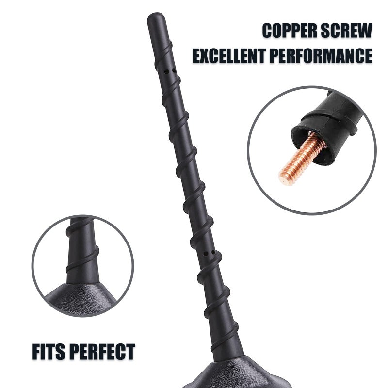 VOFONO هوائي VOFONO بطول 8 بوصات متوافق مع فورد F-150 2009-2026، 2017-2026 F-250 F-350، 2021-2024 برونكو، بديل هوائي شاحنة فورد، ملحقات F150، غير متوافق مع برونكو 2025 - Image 5